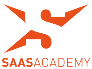 Le logo de la SaaS Academy joue volontier avec les codes de la quasi-homonyme et célèbre émission de télé-crochet.