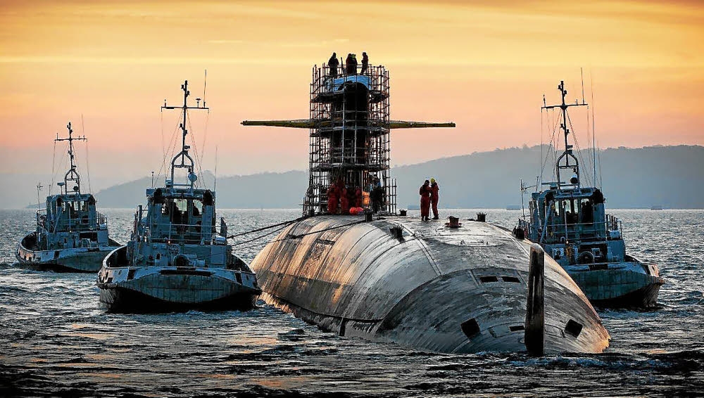 Le sous-marin nucléaire Le Téméraire en maintenance pour 18 mois